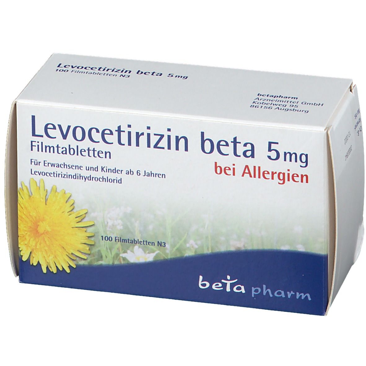 Levocetirizin beta 5mg