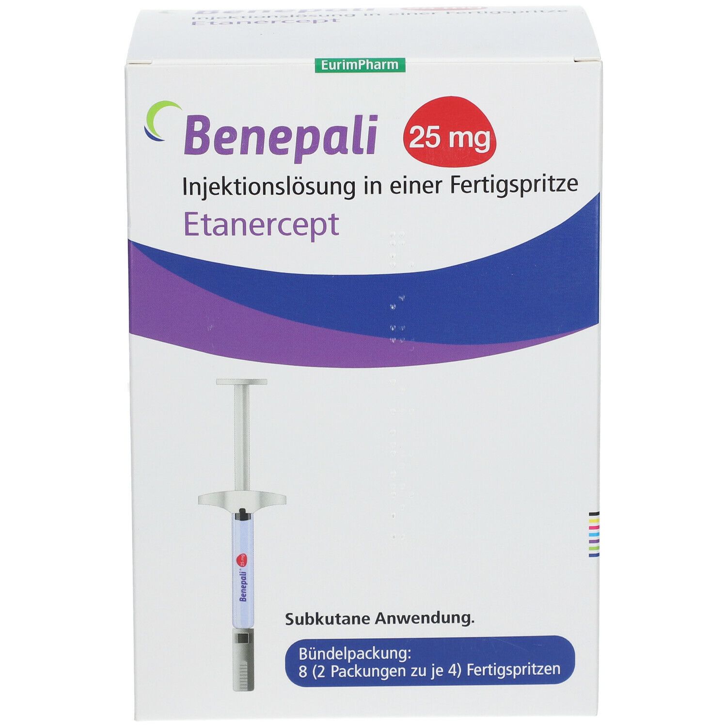 BENEPALI 25 mg Fertigspritze mit Injektionslsg. 8 St mit dem E-Rezept ...