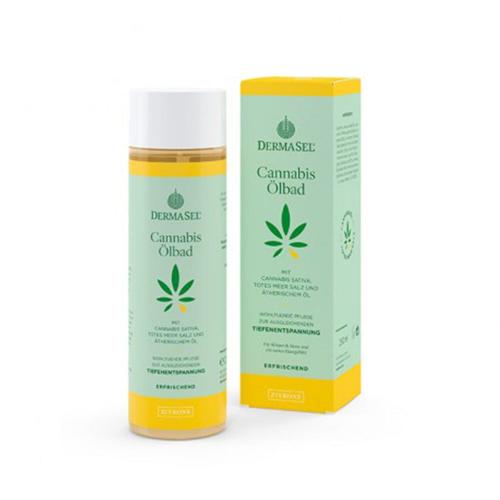 DERMASEL® Cannabis Ölbad Zitrone