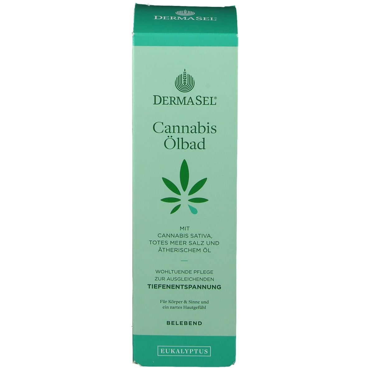 DERMASEL® Bain à l'huile de cannabis Eucalyptus