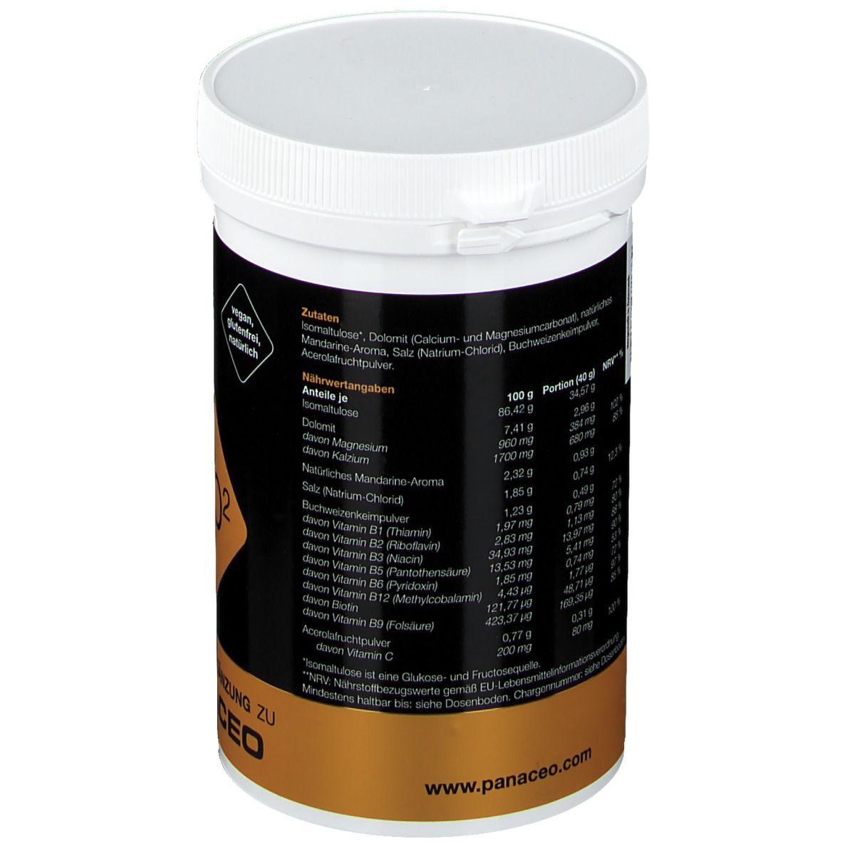 Panaceo Energy Iso2 Pulver 400 g