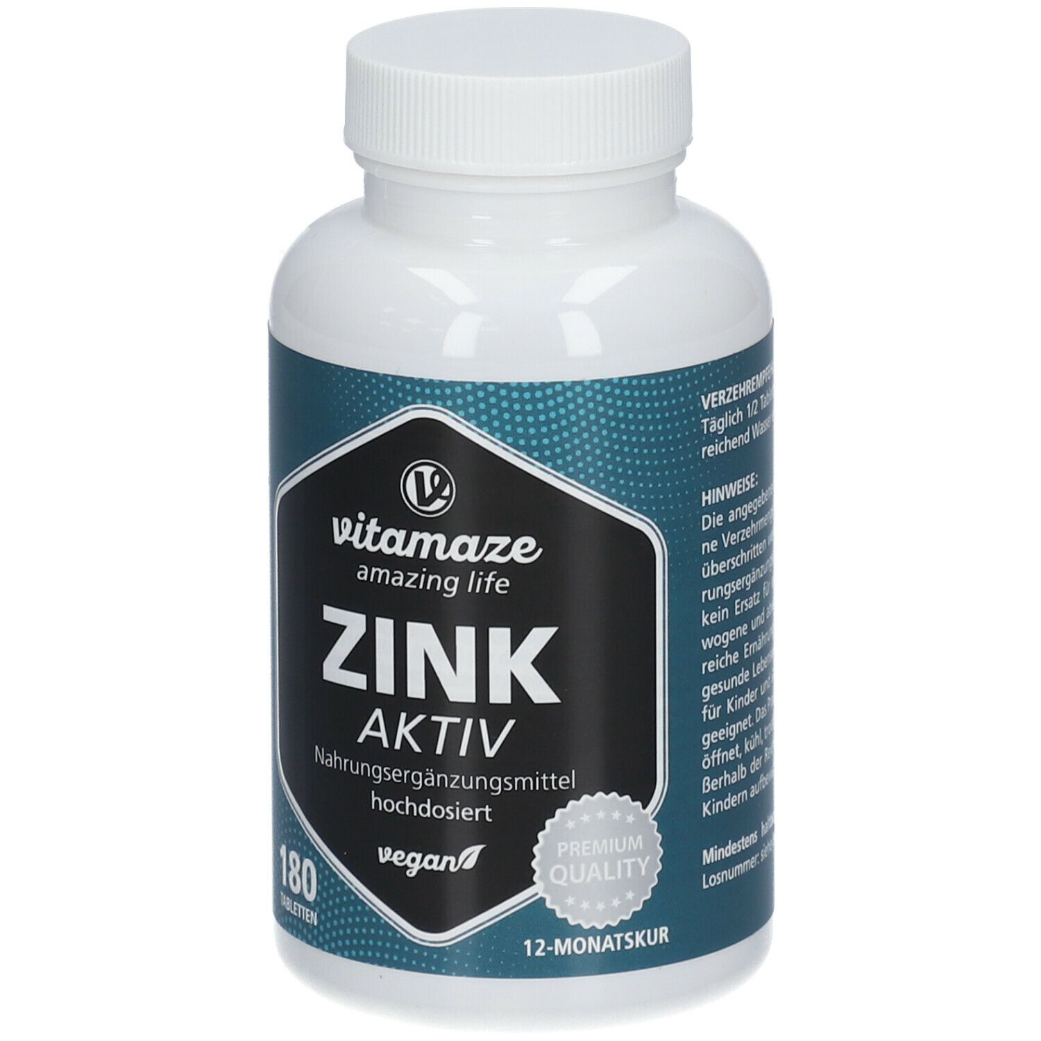 Vitamaze Zink Aktiv 25 mg hochdosiert