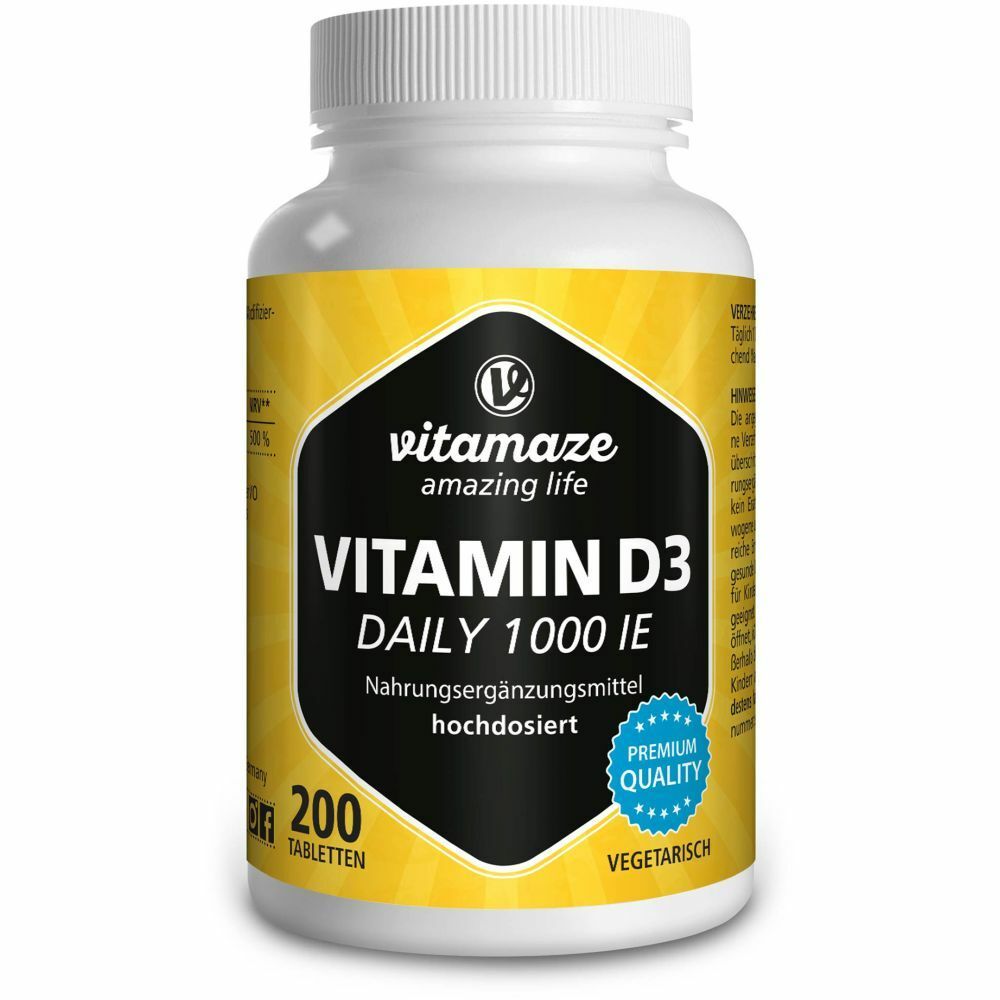Vitamaze Vitamine D3 1.000 I.E. dosage élevé