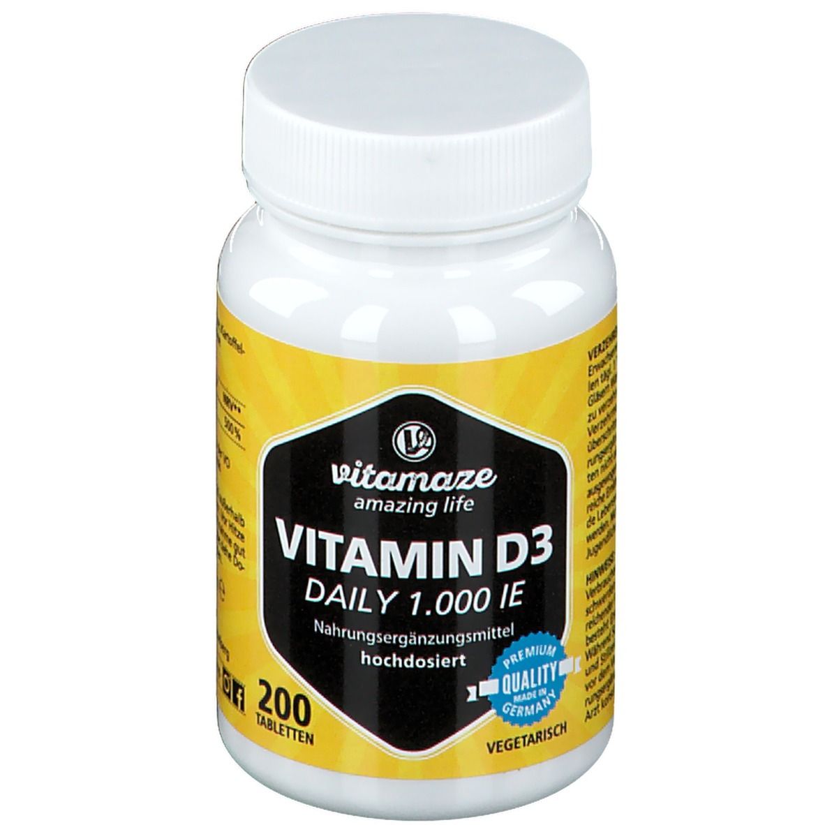 Vitamaze Vitamine D3 1.000 I.E. dosage élevé