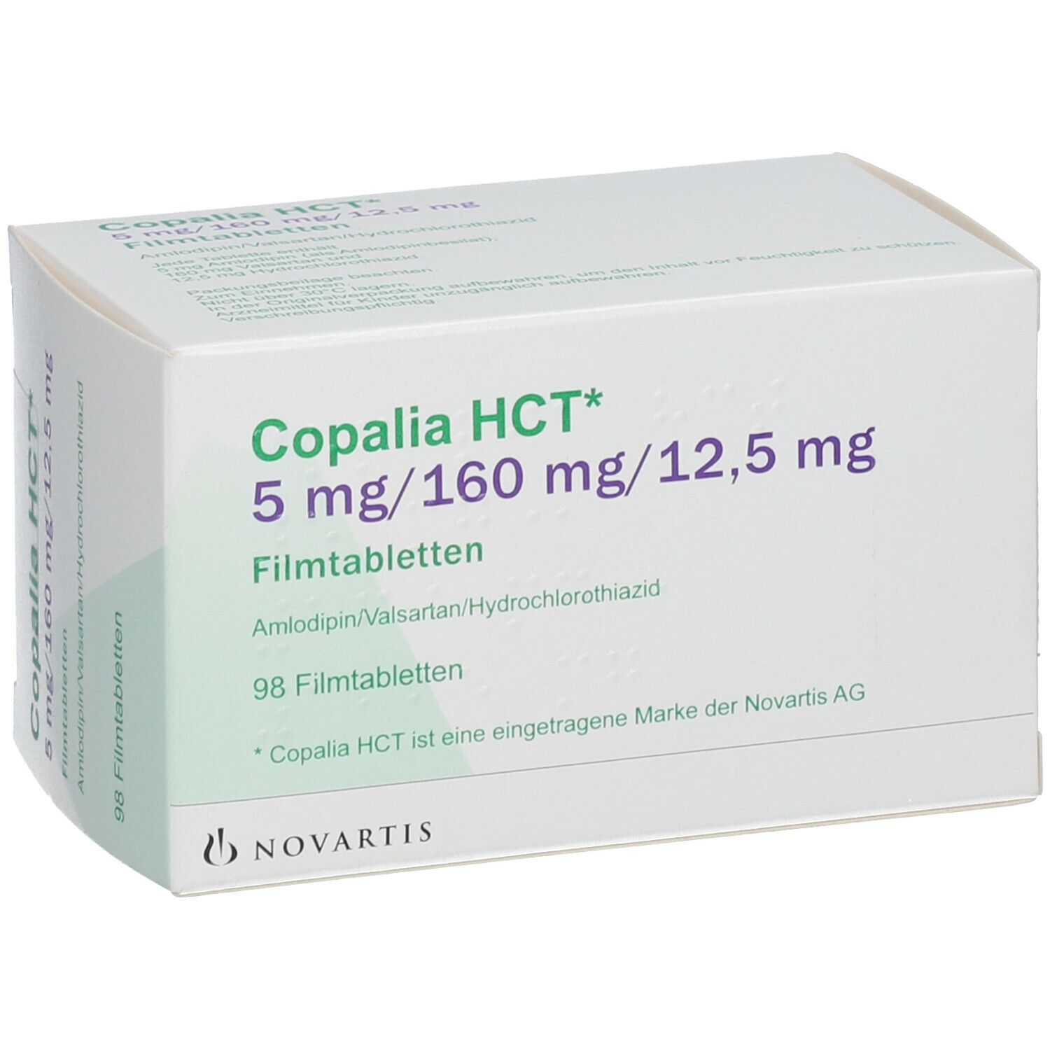 Copalia HCT 5 mg/160 mg/12,5 mg 98 St mit dem E-Rezept kaufen - Shop ...