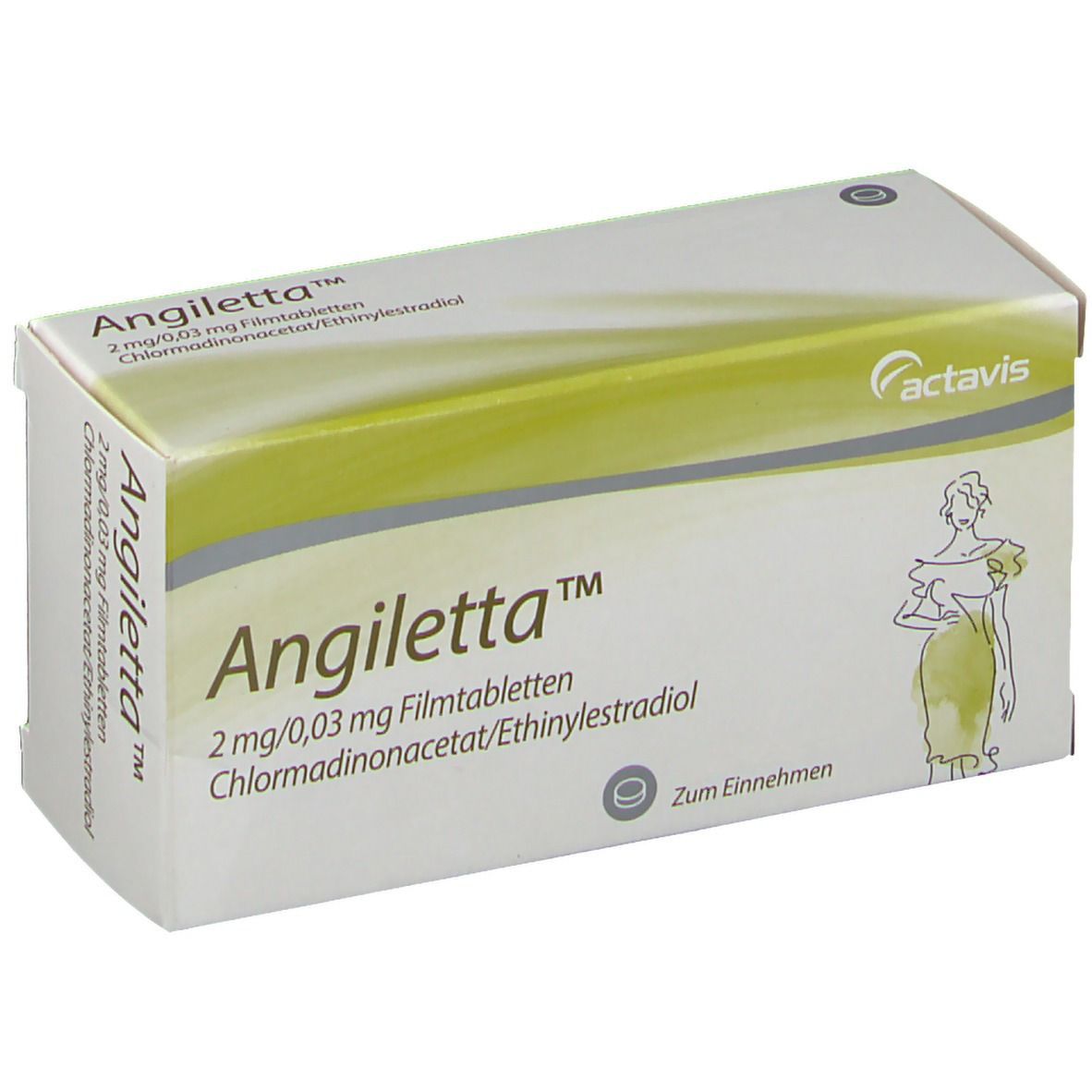 Angiletta 2 mg/0,03 mg Filmtabletten 4x21 St