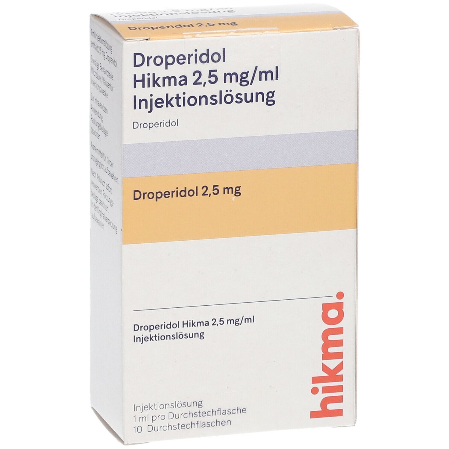 DROPERIDOL Hikma 2,5 mg/ml Injektionslösung