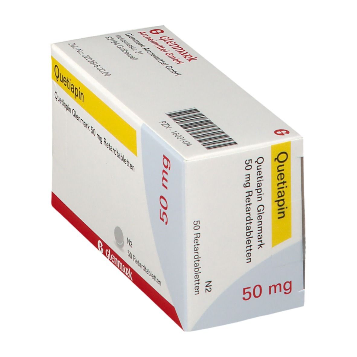 QUETIAPIN Glenmark 50 mg Retardtabletten