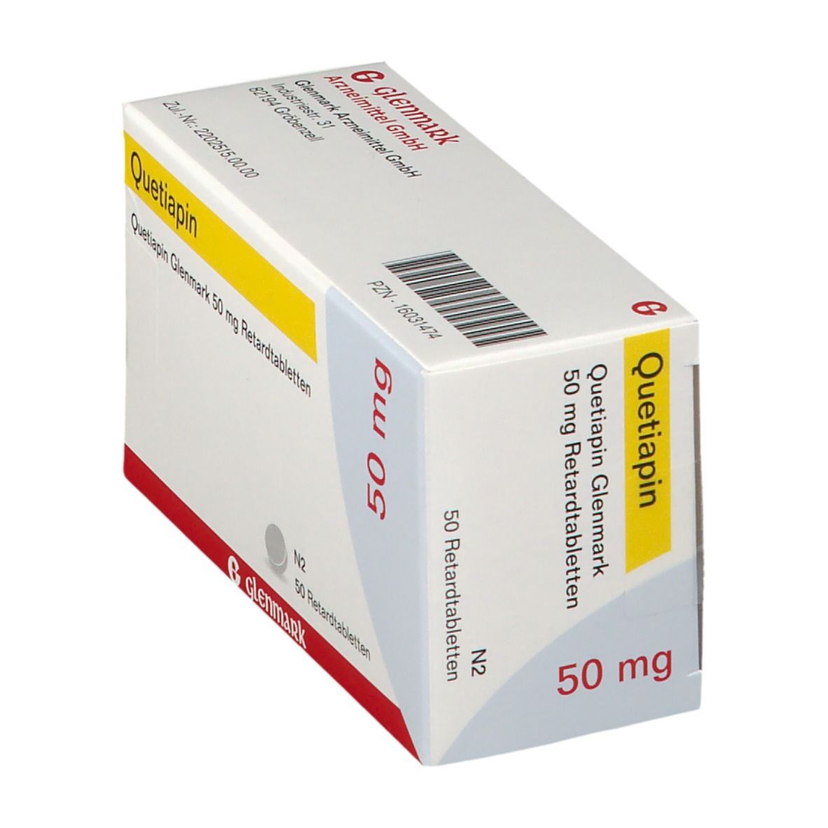 QUETIAPIN Glenmark 50 mg Retardtabletten