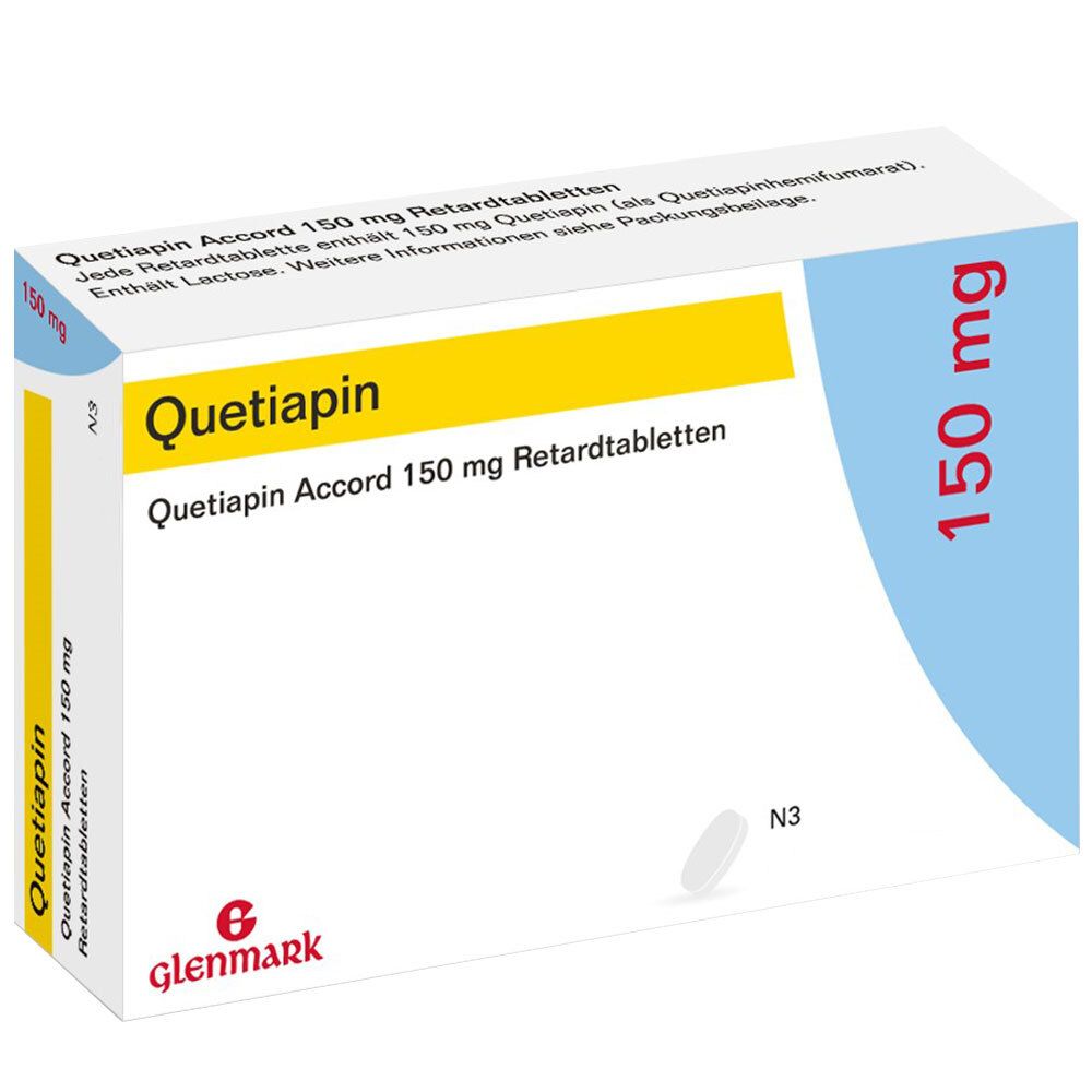 Quetiapin Glenmark 150 mg