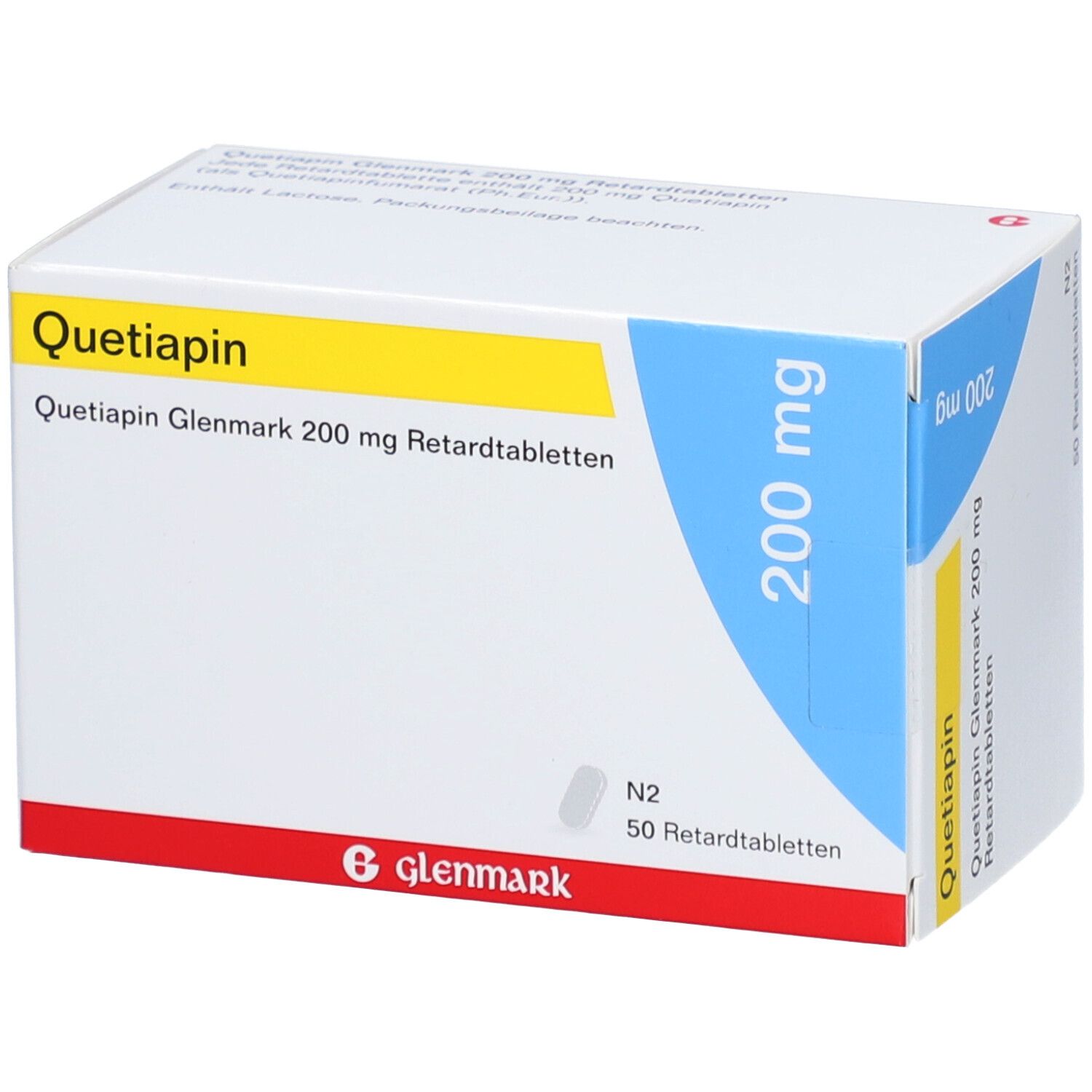 Quetiapin Glenmark 300 mg Retardtabletten 50 St Retard-Tabletten