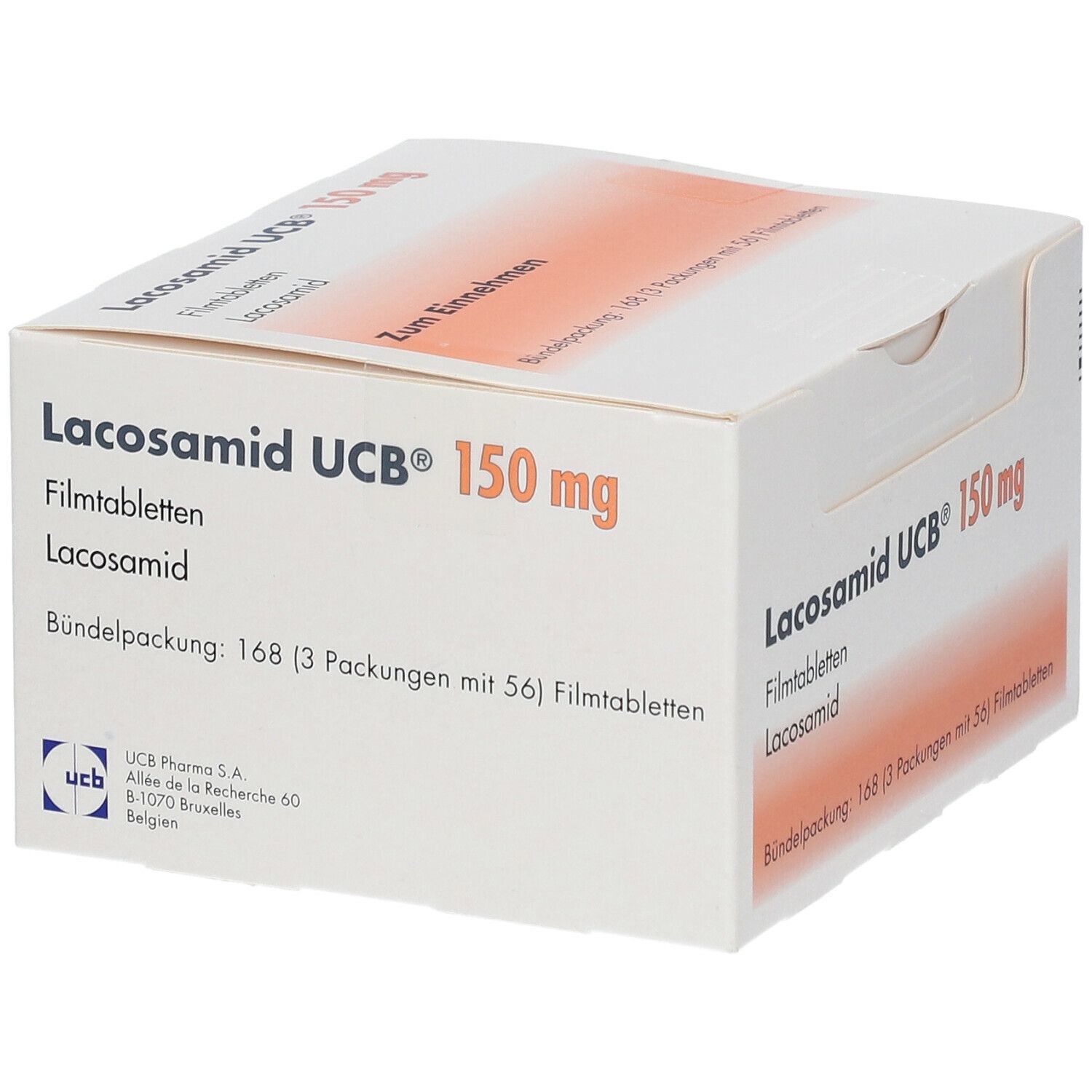 Lacosamid UCB 150 mg Filmtabletten 168 St