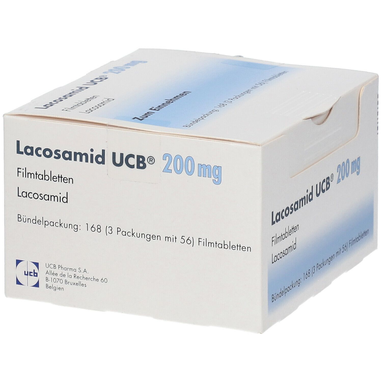 Lacosamid UCB 200 mg Filmtabletten 168 St