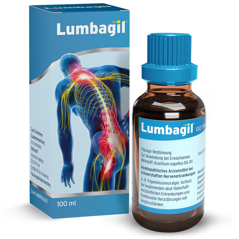 LUMBAGIL® Tropfen bei Nervenschmerzen & Ischias