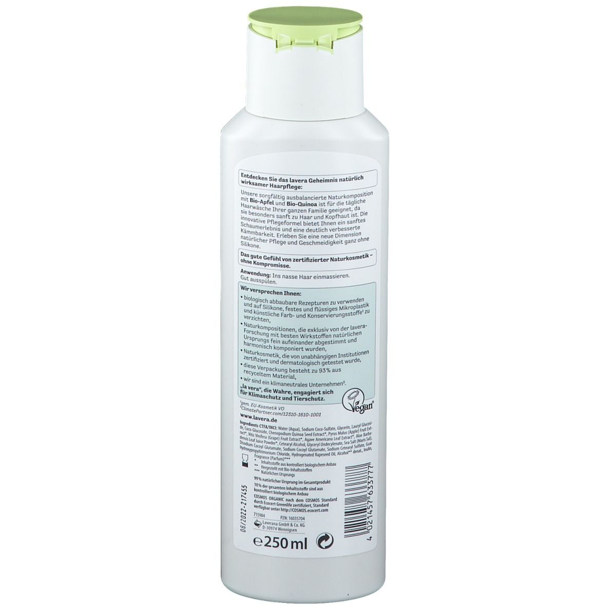 Lavera Pflegeshampoo Family