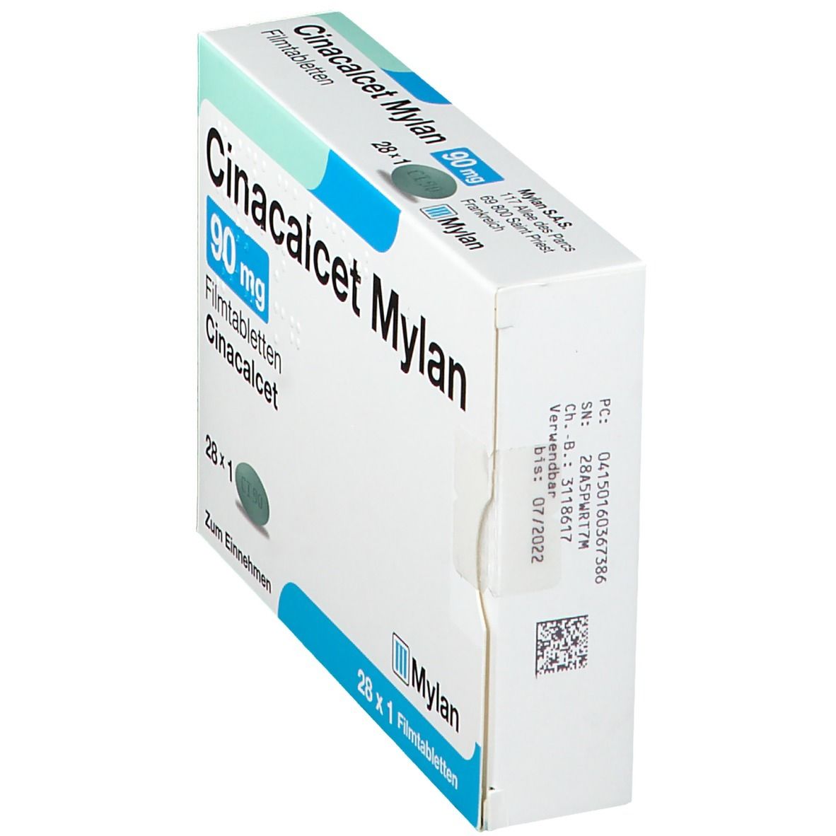 Cinacalcet Mylan 90 mg Filmtabletten 28 St