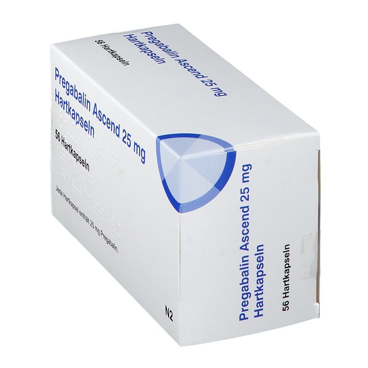 Pregabalin Ascend 25 mg Hartkapseln 56 St