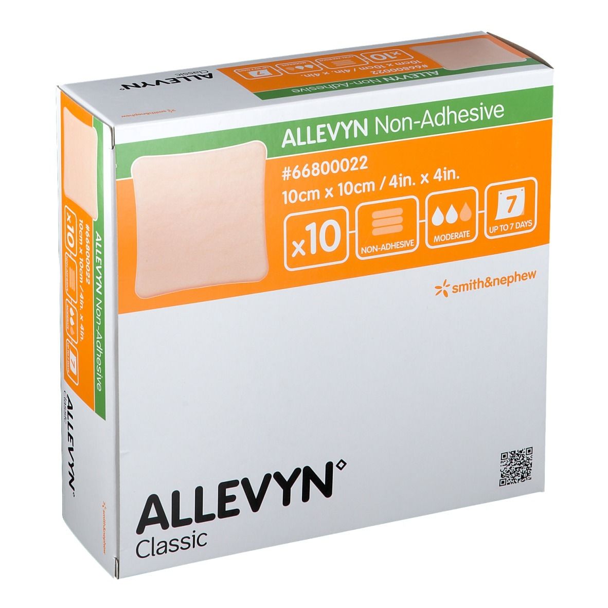Allevyn non Adhesive 10x10 cm Wundverband 10 St Verband