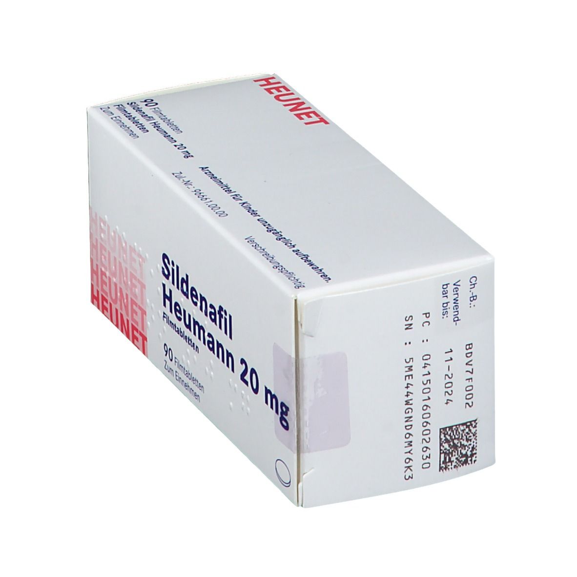 Sildenafil Heumann 20 mg Filmtabletten Heunet 90 St