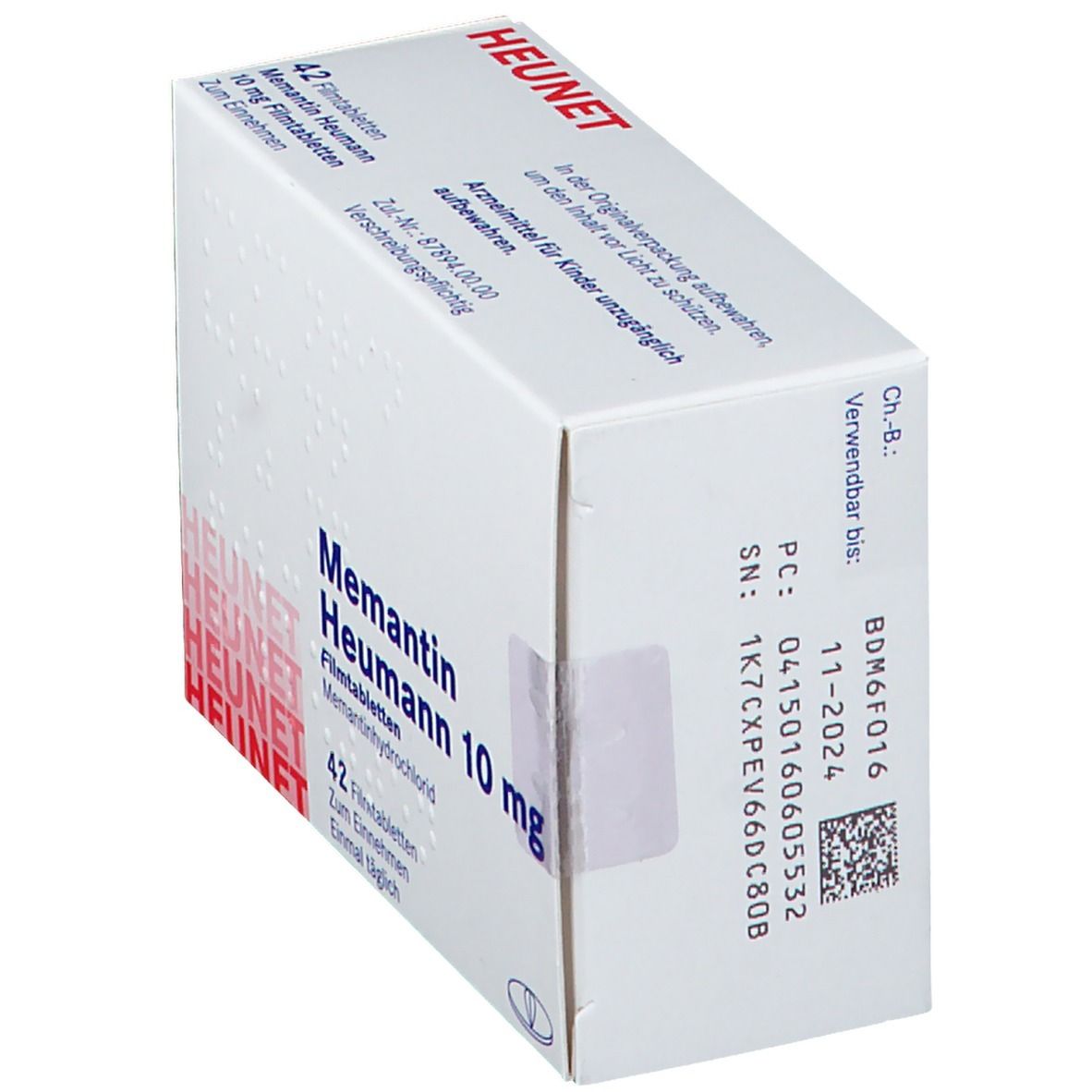 Memantin Heumann 10 mg Filmtabletten Heunet 42 St