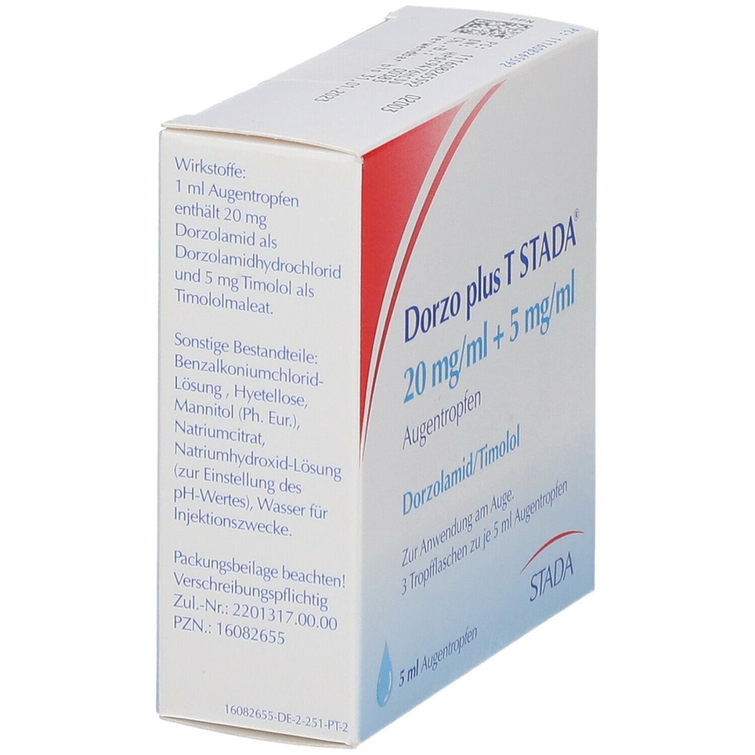 Dorzo Plus T STADA® 20 mg/ml + 5 mg/ml