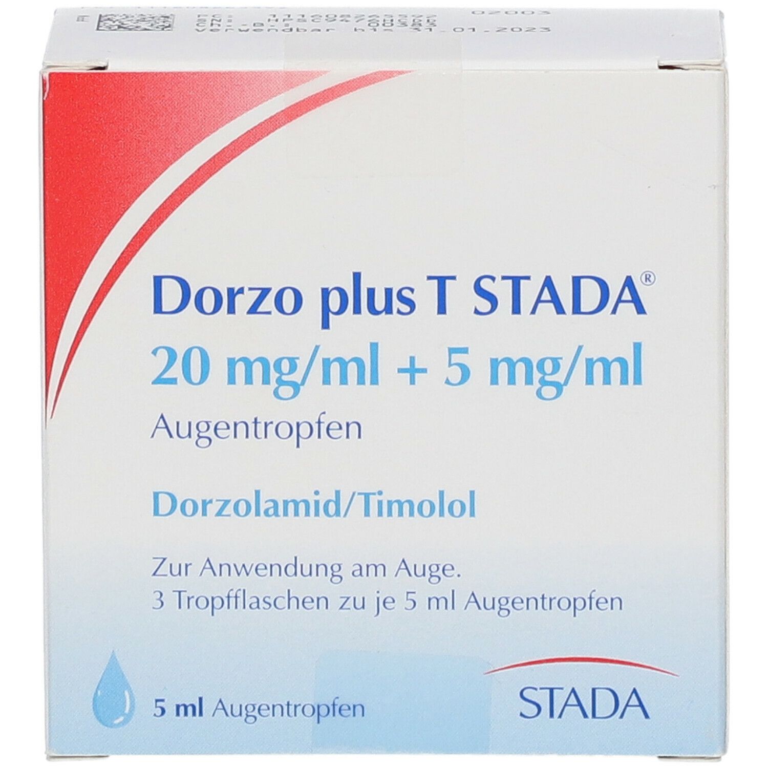 Dorzo Plus T STADA® 20 mg/ml + 5 mg/ml