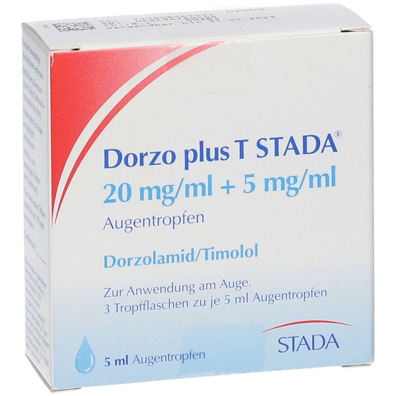 Dorzo Plus T STADA® 20 mg/ml + 5 mg/ml