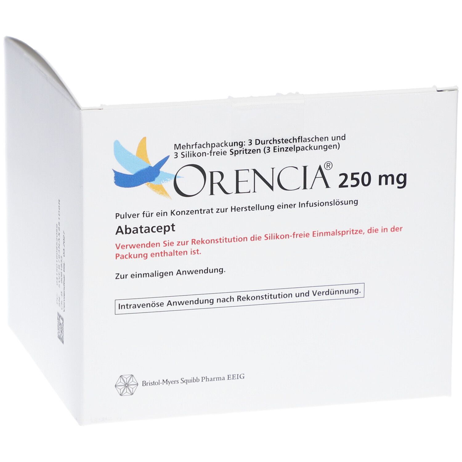 ORENCIA 250 mg Plv.f.e.Konz.z.Herst.e.Inf.-Lsg.