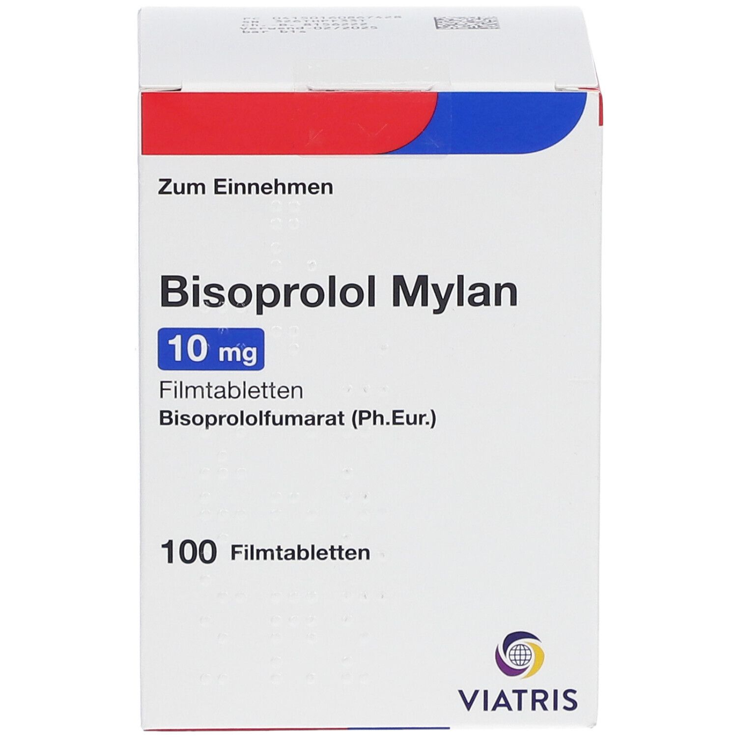 BISOPROLOL Mylan 10 mg Filmtabletten