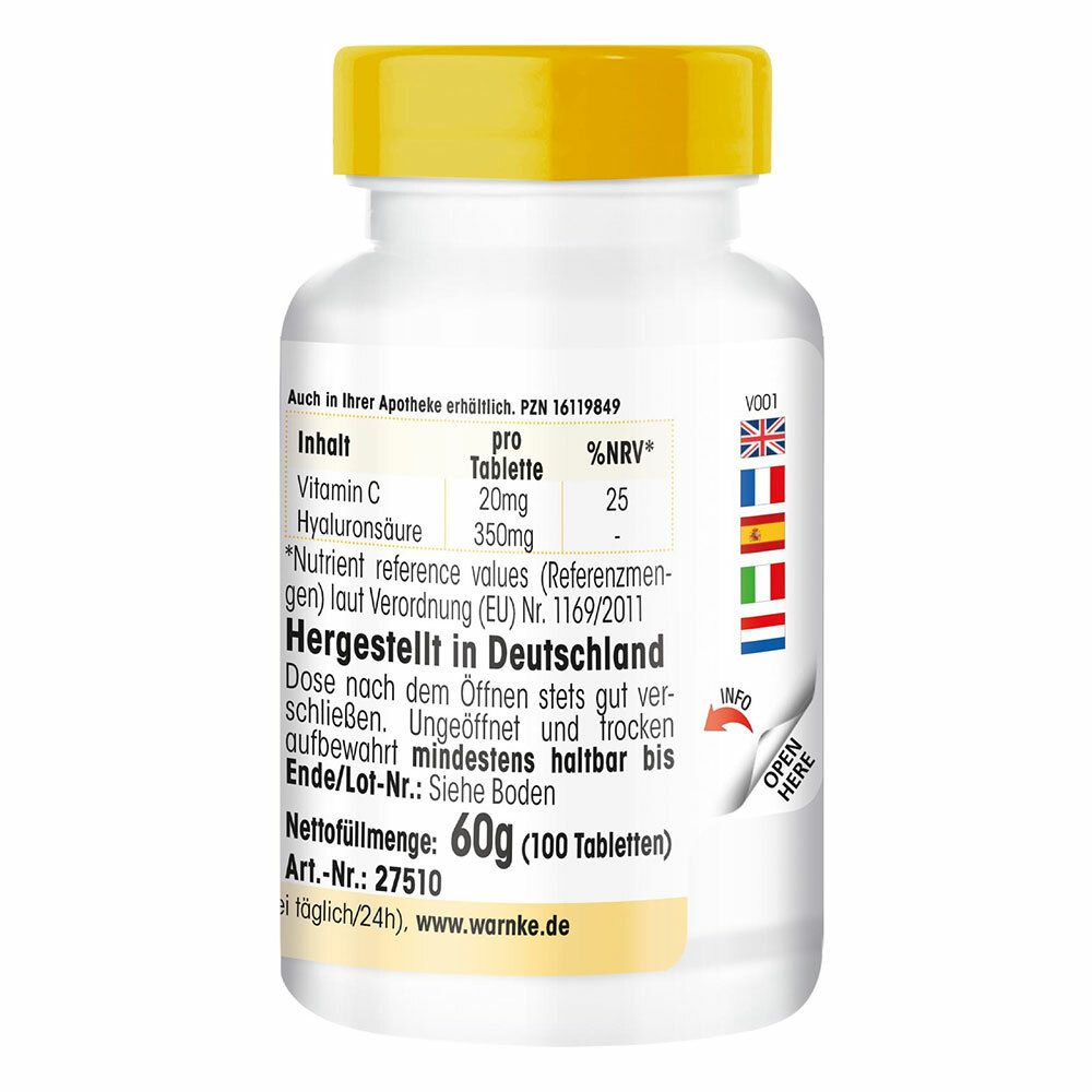Hyaluronsäure 350 mg Kapseln