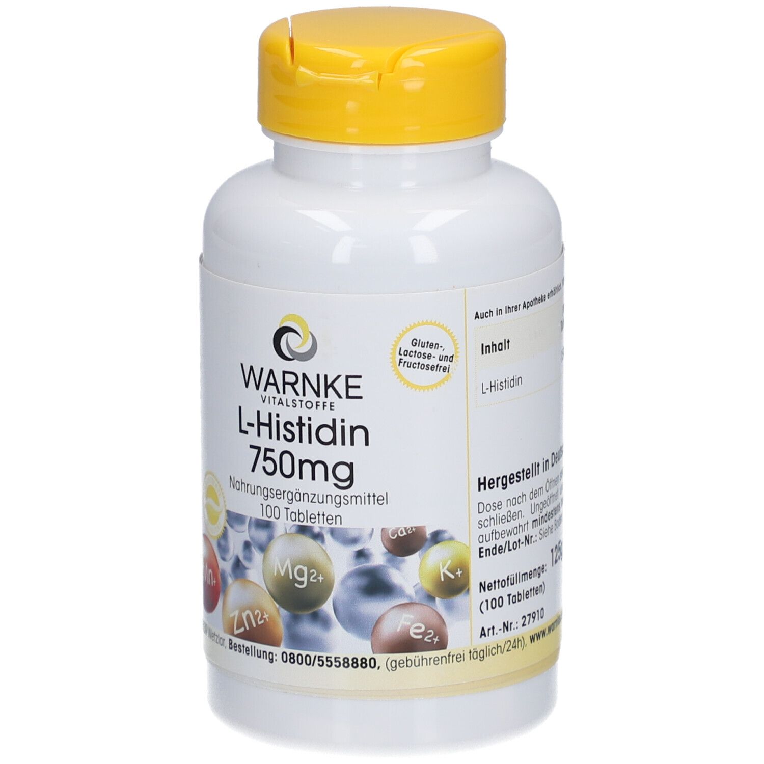 Warnke L-Histidin 750mg