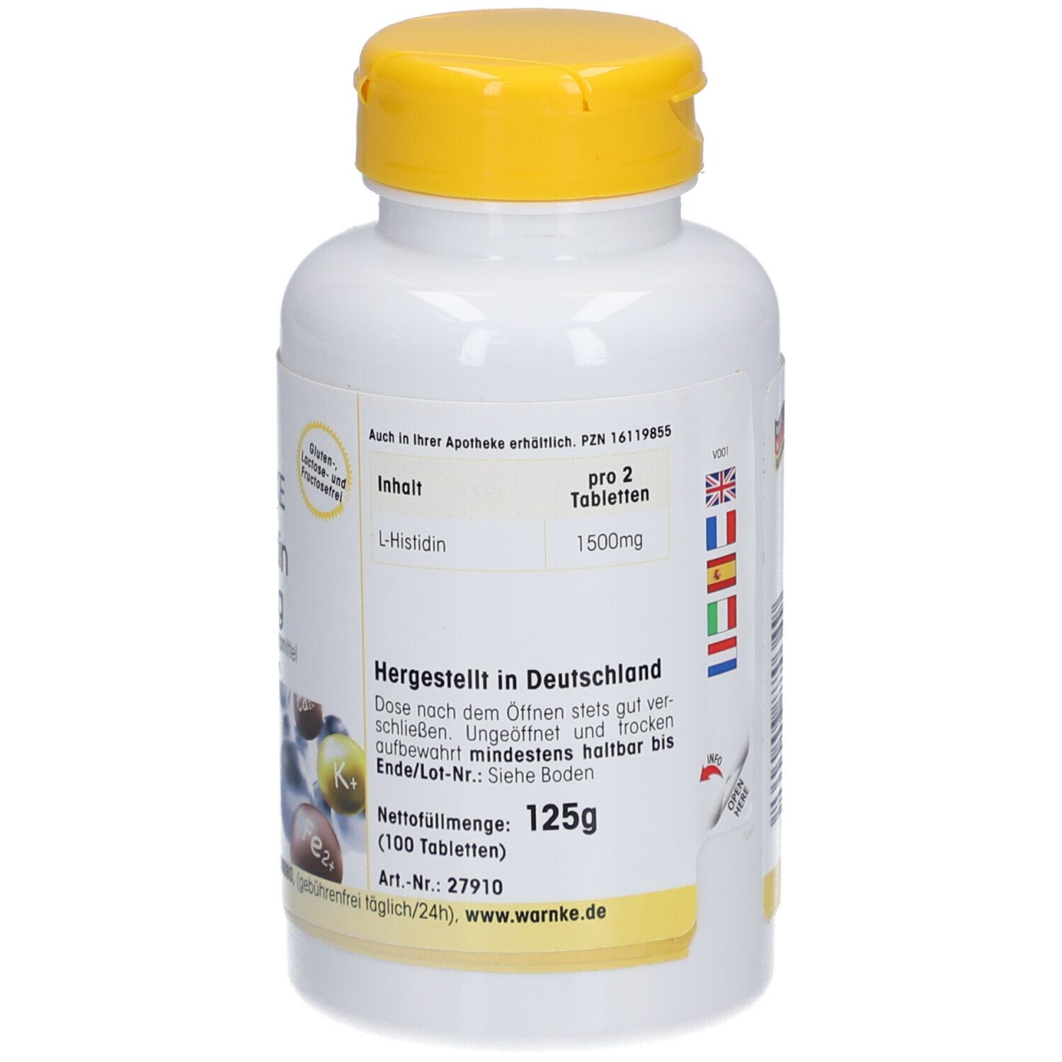 Warnke L-Histidin 750mg