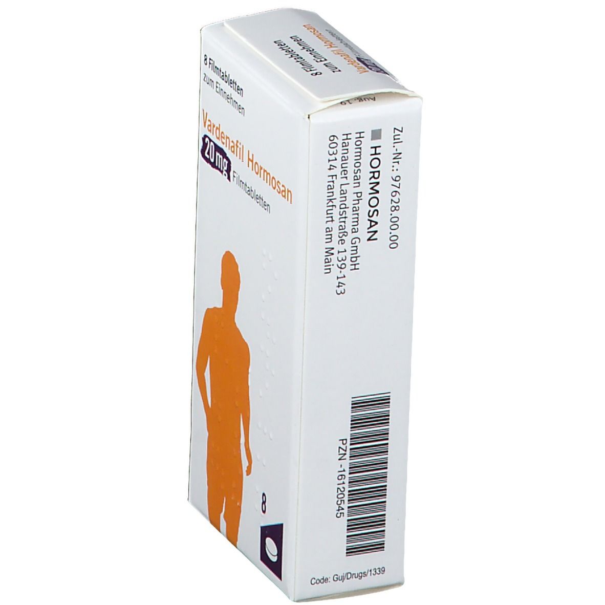 Vardenafil Hormosan 20 mg Filmtabletten 8 St