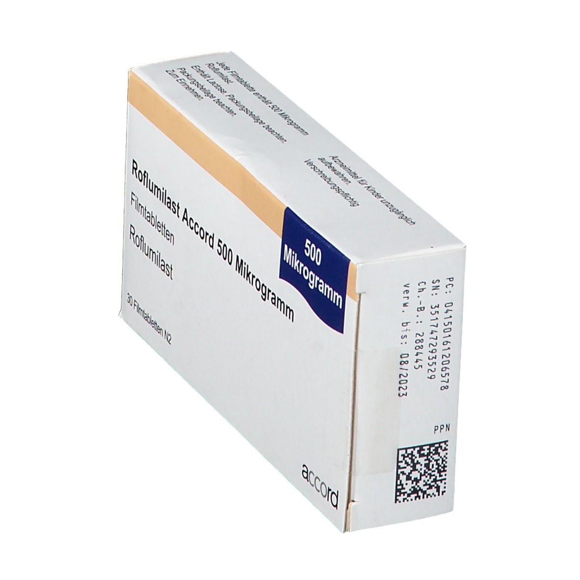 Roflumilast Accord 500 Mikrogramm Filmtabletten 30 St