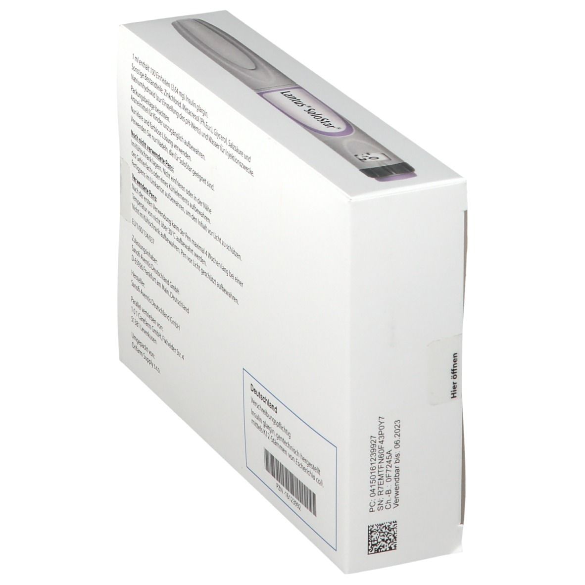 Lantus® 100E/MlSolostarFp