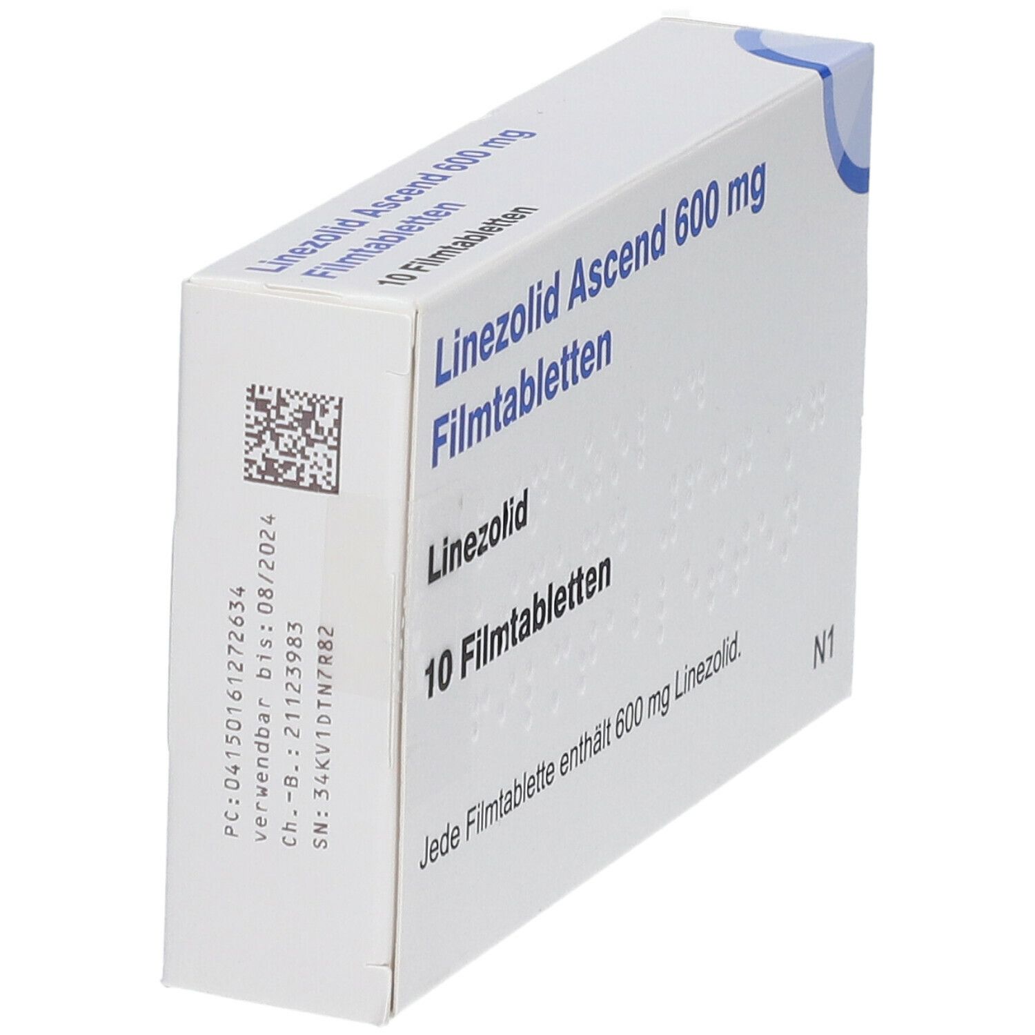 Linezolid TAD 600 mg Filmtabletten 10 St