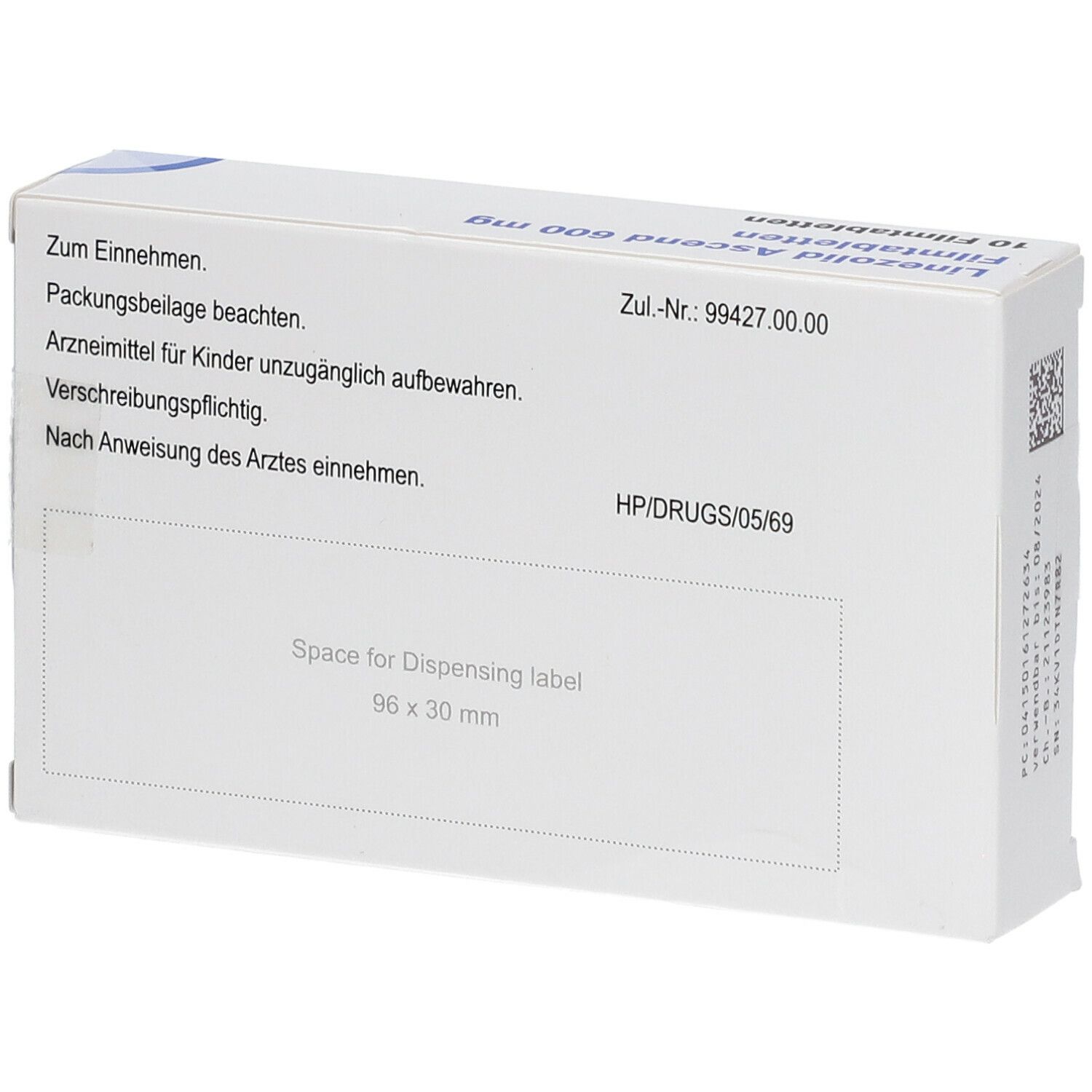 Linezolid Ascend 600 mg