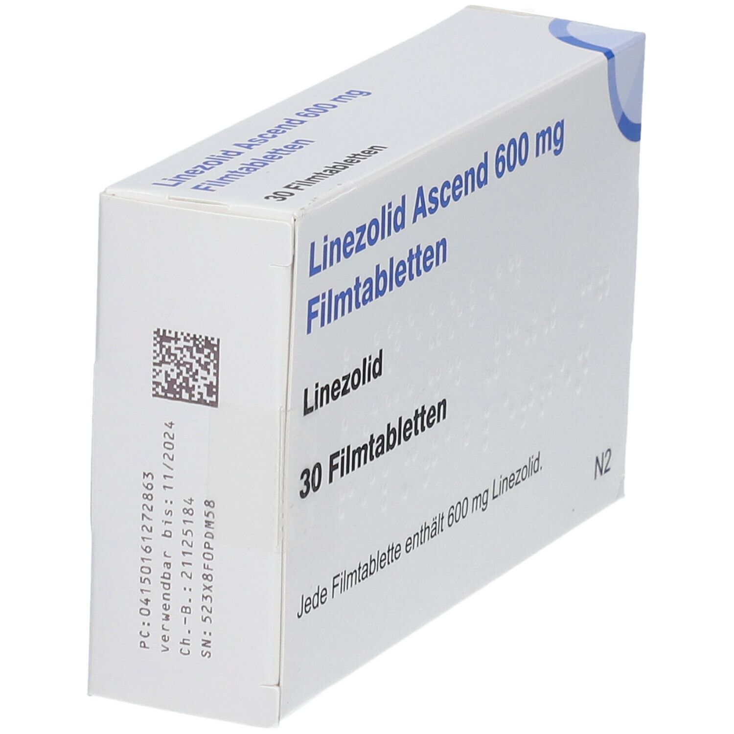 Linezolid AL 600 mg Filmtabletten 30 St