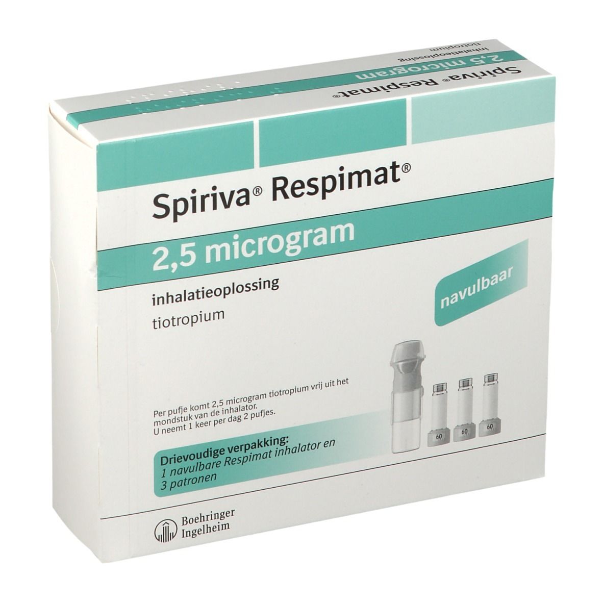 SPIRIVA Respimat 2,5 µg Lsg.z.Inh.wiederverwendbar