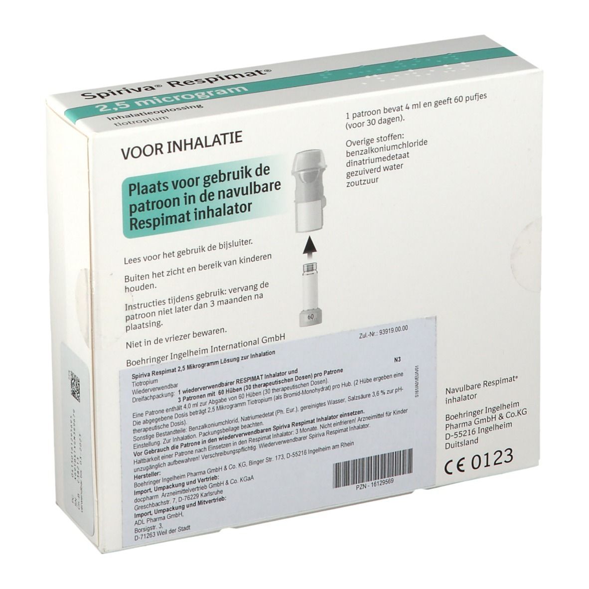 SPIRIVA Respimat 2,5 µg Lsg.z.Inh.wiederverwendbar