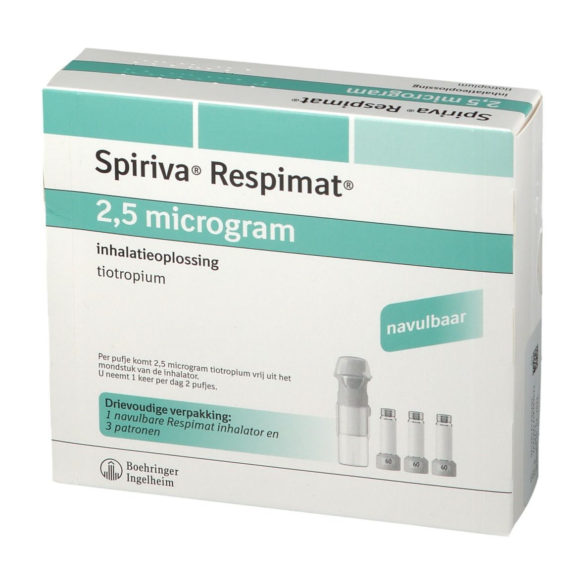 SPIRIVA Respimat 2,5 µg Lsg.z.Inh.wiederverwendbar