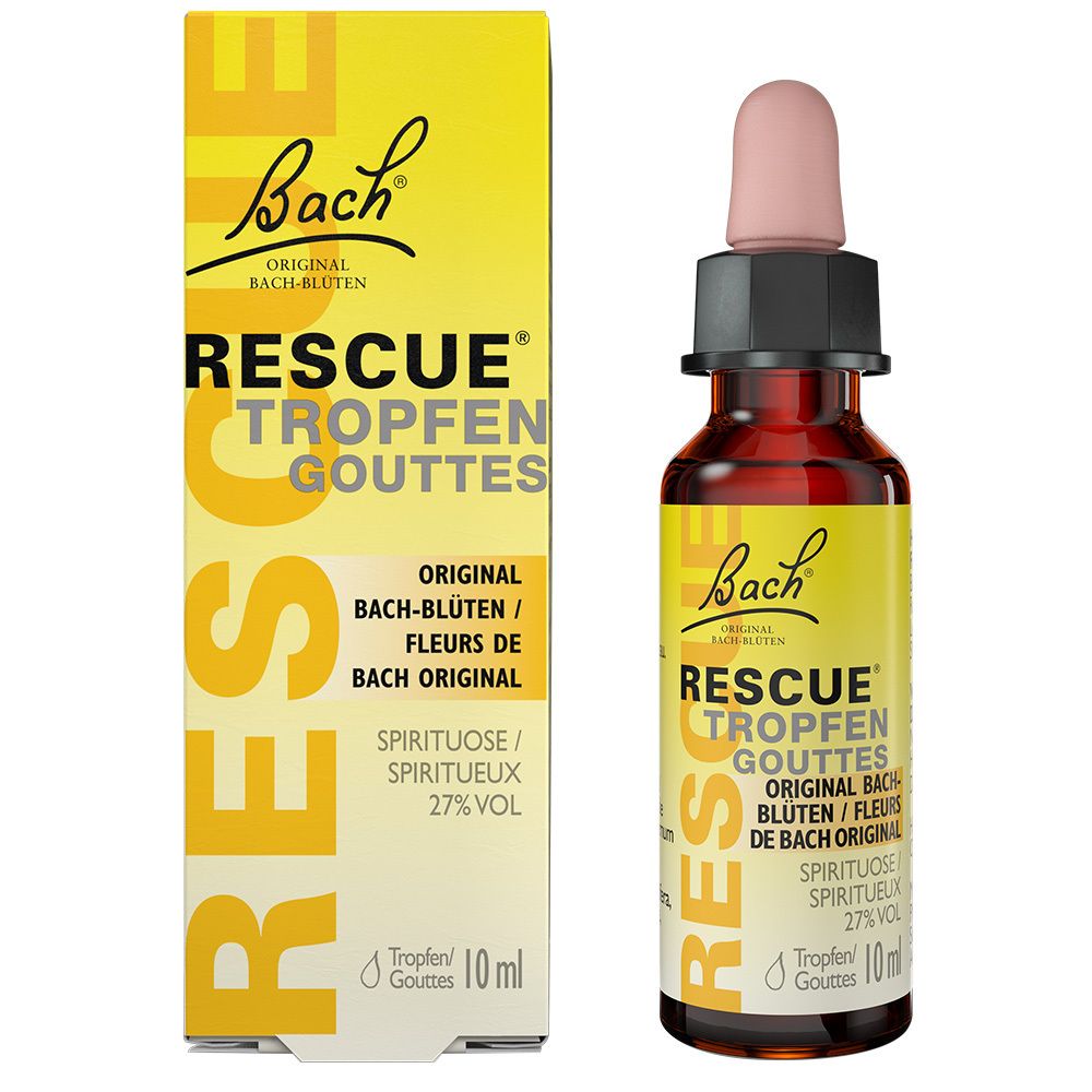 Bach RESCUE Tropfen mit Alkohol