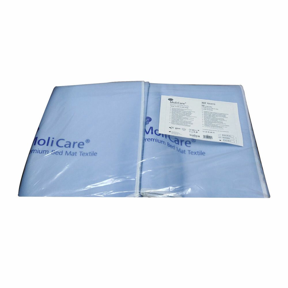 MoliCare® Premium Bed Mat Textile 7 Tropfen 75 x 85 cm mit Flügeln