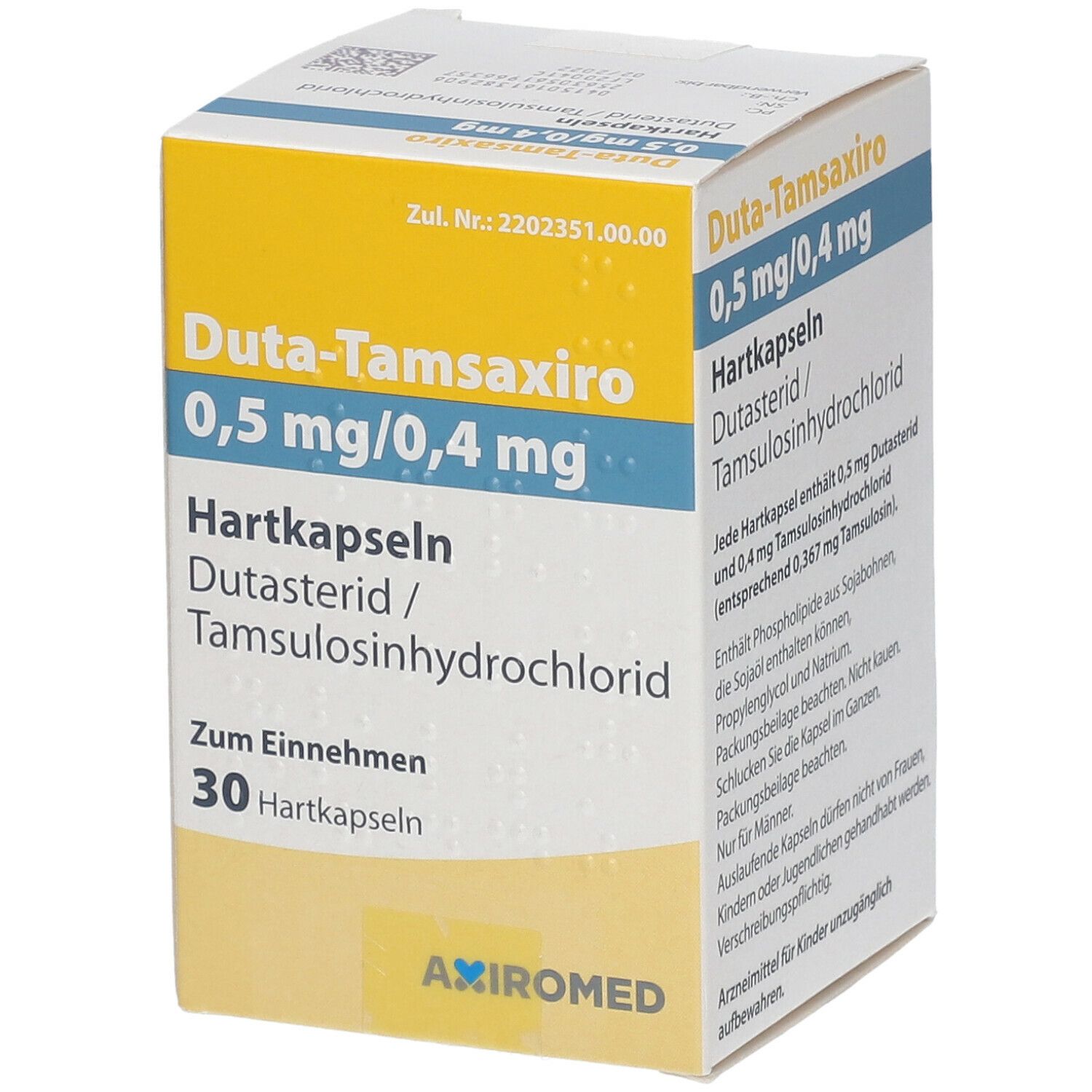 Duta-Tamsaxiro 0,5 mg/0,4 mg