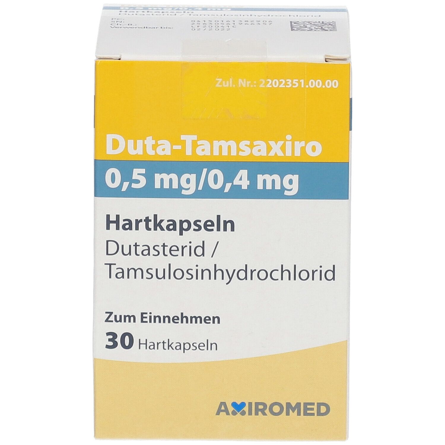 Duta-Tamsaxiro 0,5 mg/0,4 mg