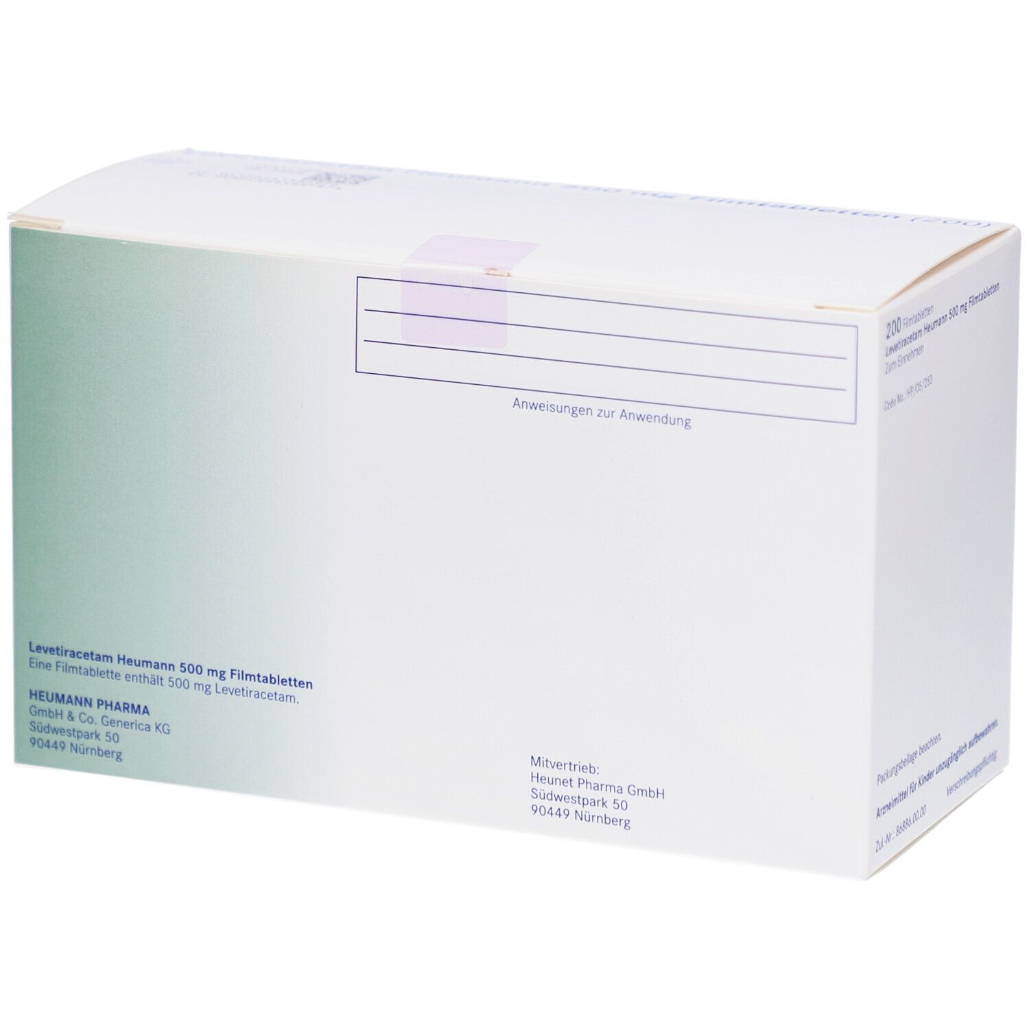 Levetiracetam Heumann 500 mg