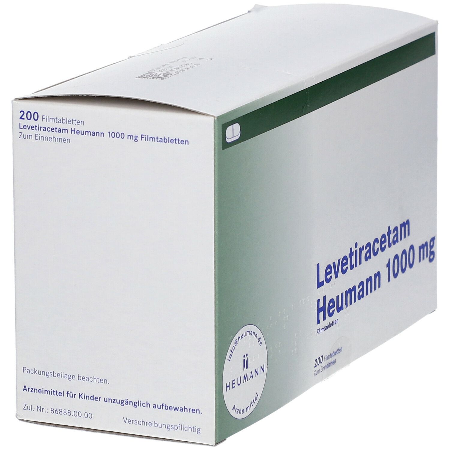 Levetiracetam Heumann 1000 mg Filmtabletten 200 St