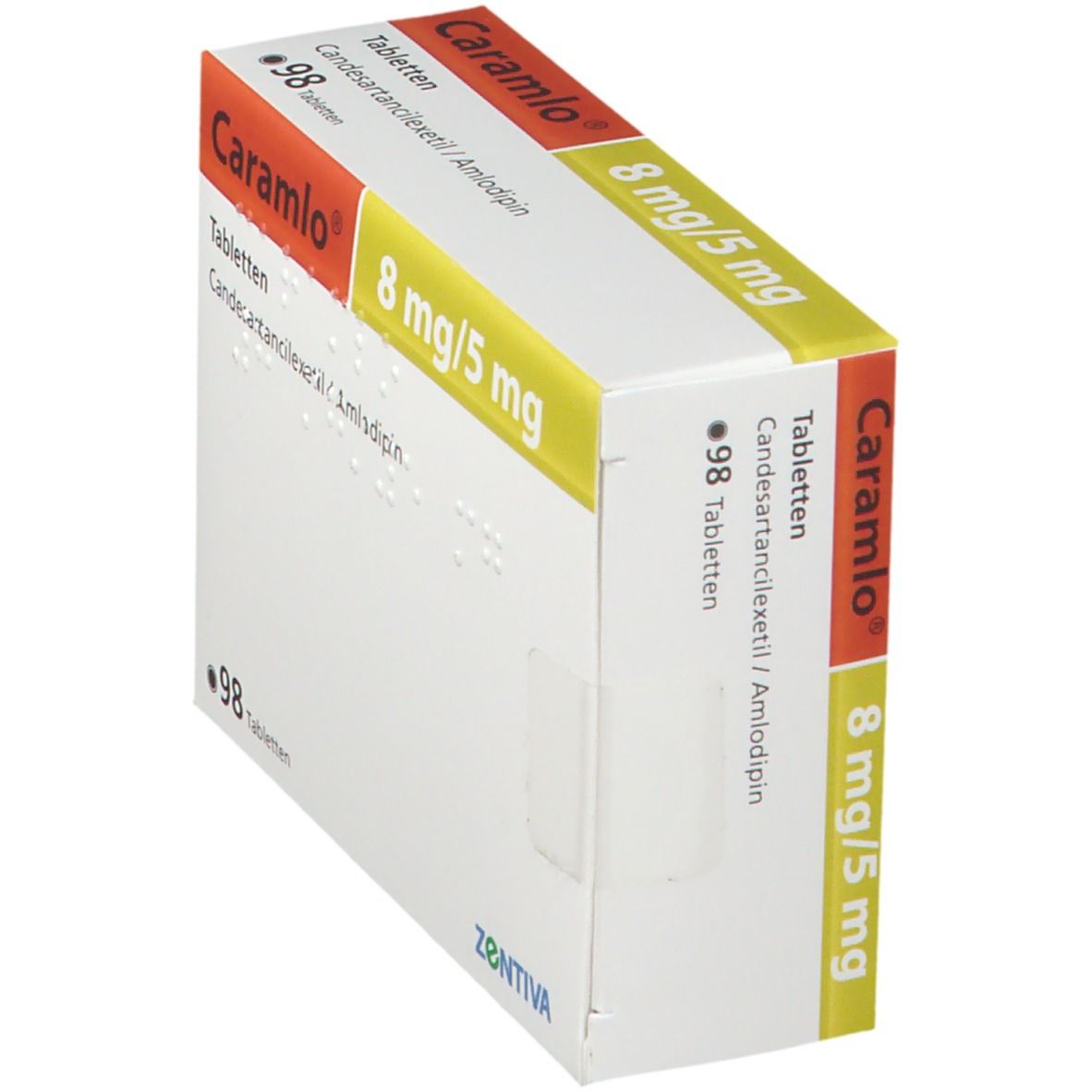Cara mlo 8 mg/5 mg