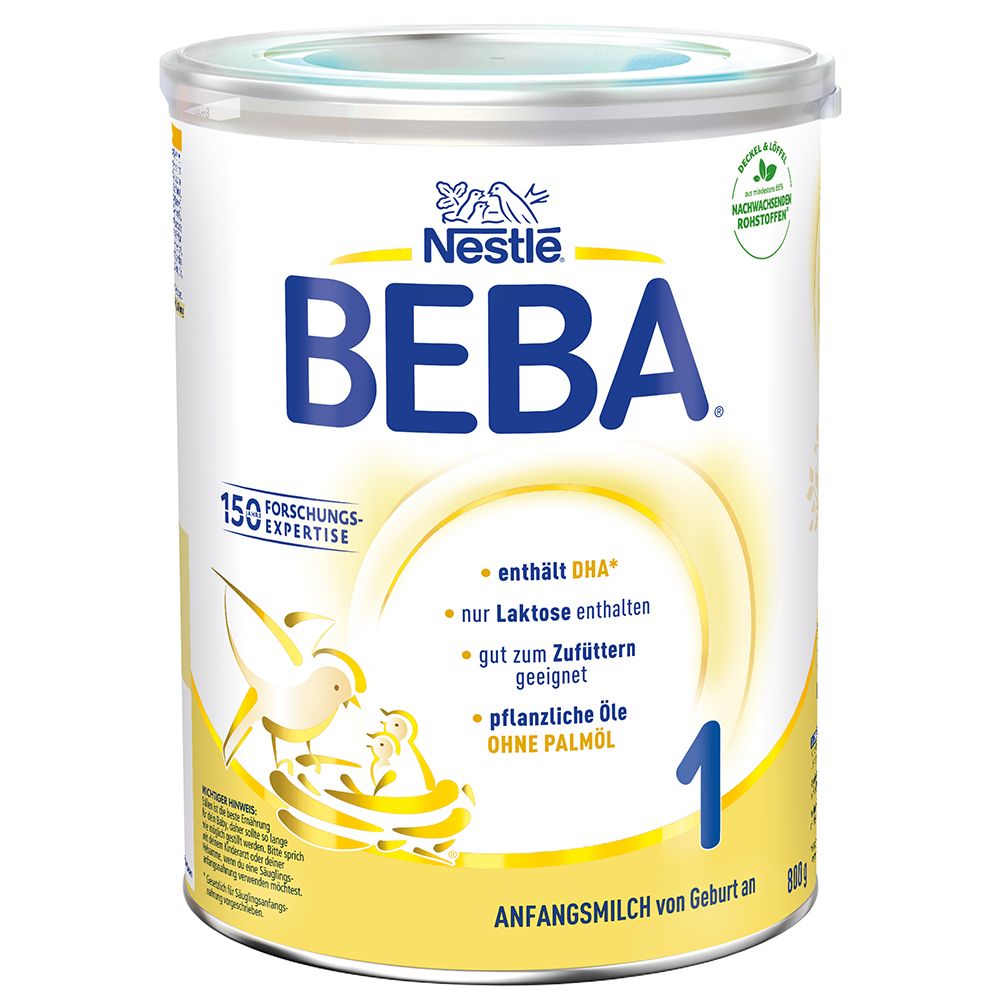 Nestlé Beba® 1 Anfangsmilch von Geburt an