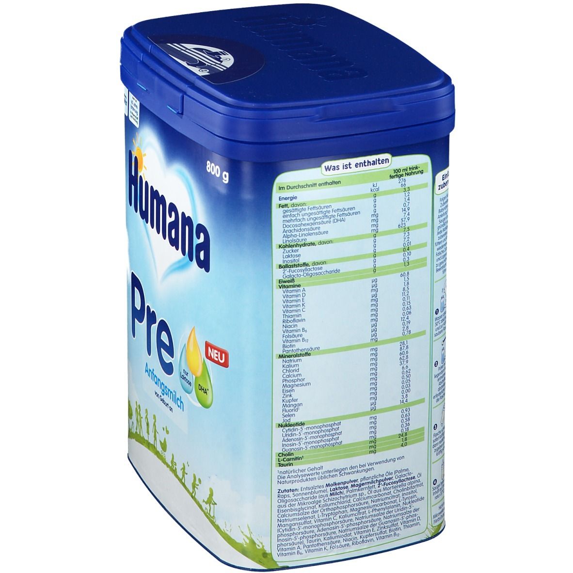 Humana Pre Anfangsmilch von Geburt an
